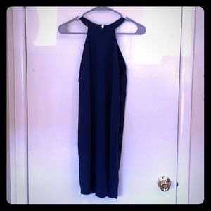 Navy blue mini dress M